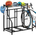 Garage Bike Rack Storage 3 bikes Stand Organizer Adjustable Holds by YIZAIJIA