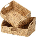 StorageWorks Pantry Baskets for Organizing, Hyacinth Storage Baskets,2-Pack by StorageWorks