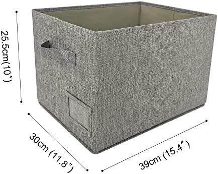 GRANNY SAYS Bundle of 3-Pack Storage Bins for Closet & 3-Pack Rectangle Lidless Storage Bins - Image 7