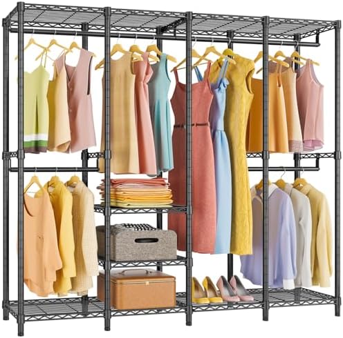 VIPEK V40 Heavy Duty Clothes Rack, Modular Closet System Clothing Rack by VIPEK