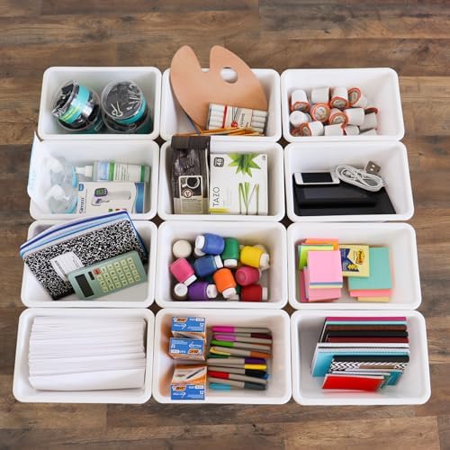 Humble Crew Plastic Storage Bins for Kids, Small Removable Toy Organizer - Image 2