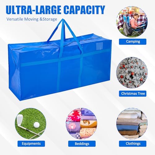 Windyun 4 Pack 69 Gallon Extra Large Moving Bags XXL Heavy Duty Storage Bag - Image 5