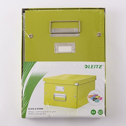 Leitz A5 Storage Box, Click and Store Range 60430001 - Small, White Storage Box A4 - Image 3