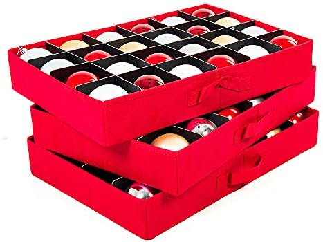 Christmas Ornament Storage Box, 72 (3") Ornaments, Drawer Style Trays - Image 5