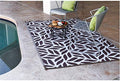 Stylish Camping 255087 5-feet by 8-feet Reversible Mat, Plastic Straw Rug, Large Floor Mat for Outdoors, RV, Patio, Backyard, Picnic, Beach, Camping - Leaf Mat (Brown/White) by StylishCamping