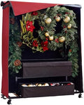 Balsam Hill Wreath & Garland Rolling Storage Chest - Premium All-in-One Christmas Storage Solution with Locking Wheels and Adjustable Clips for Multiple Wreaths and Garlands by BalsamHill