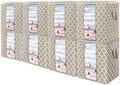 Storage Bags 8 Pack 100L Clothes Organization and Storage Containers by WiseLife