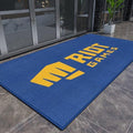 Personalized Commercial Rugs for Business, 5 x 10FT Anti-Slip Rubber Backing Entryway Mats Logo/Text Customizable Welcome Outdoor Washable Skid Resistant Floor Area Outside Doormats by Custom