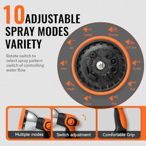 Retractable Garden Hose Reel 5/8 inch x 100 ft Wall Mounted - Image 6