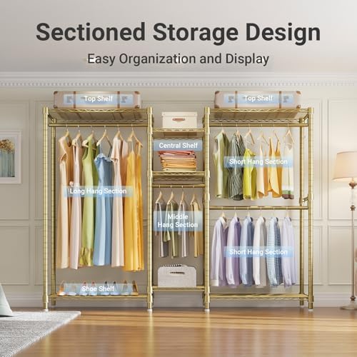 VIPEK Classic V6 Wire Garment Rack, Dynamic Closet System Adjustable - Image 3