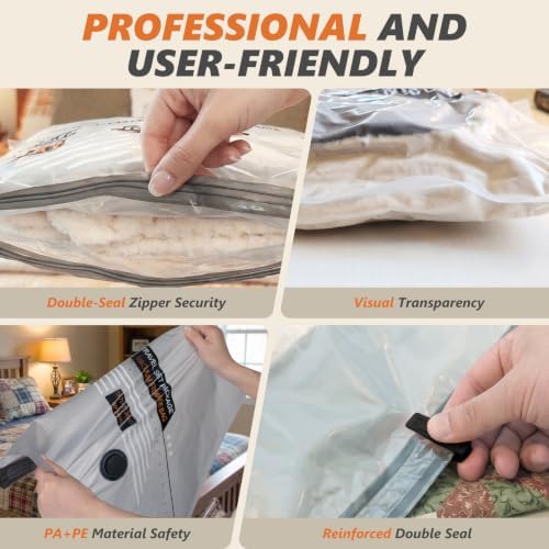 Rechargeable Wireless Pump Travel Vacuum Bags Set - Image 6