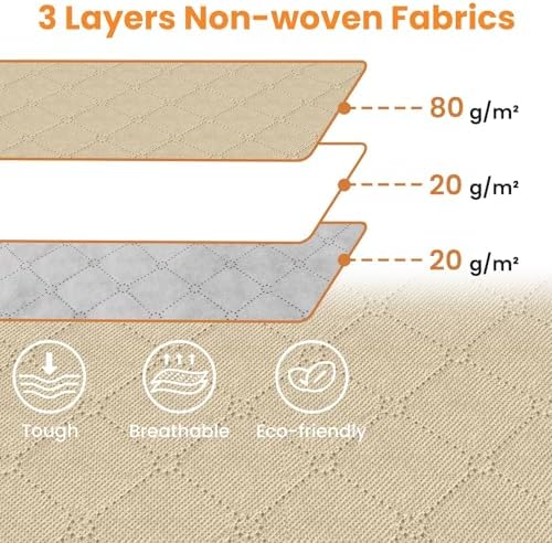 Fab totes 90L Clothes Storage, Foldable Thick Fabric Blanket Storage Bags - Image 6