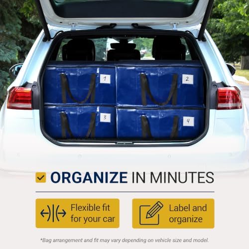 Reli. Moving Bags Heavy Duty (12 Pack) Blue, Extra Large Totes - Image 4