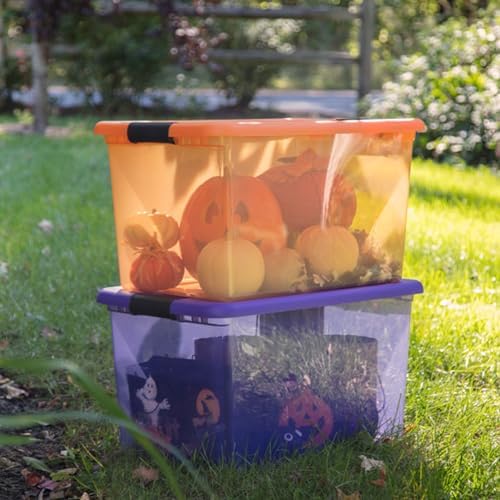 Sterilite Latching Storage Box, Stackable Bin, 64 Quart, 6-Pack - Image 6