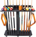 GSE Floor Stand Billiard Pool Cue Racks Only, Hold 10 Cues, Black by GSEGamesSportsExpert