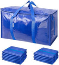 TICONN 12 Pack Extra Large Moving Bags with Zippers & Carrying Handles, Heavy-Duty Storage Tote Moving Boxes for Space Saving (12 PK, 30 Gallon) by TICONN
