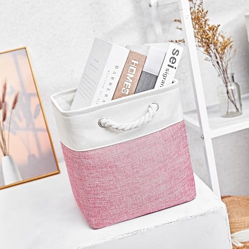 Cube Storage Bins 13 x 13, 6 Fabric Foldable Organizer - Image 6