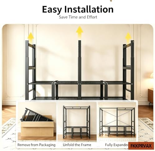 47.2in Heavy Duty Portable Closet with Dark Gray Cover - Image 4