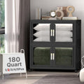 UAMFURI Stackable Storage Bins with Lids, 360QT Extra Large Storage Cabinet by UAMFURIDirect