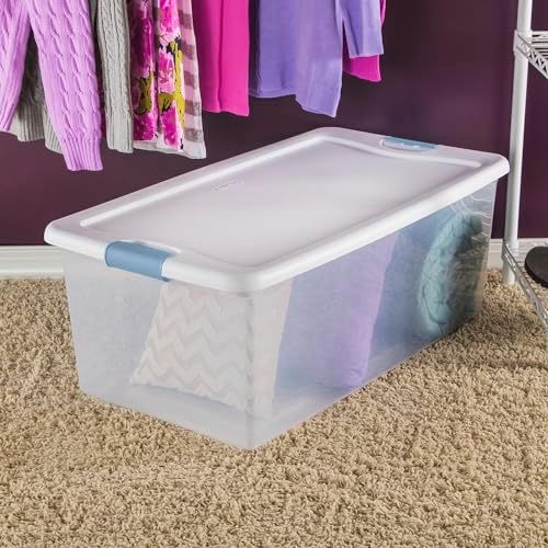 Sterilite Latching Box with Lids for Home and Office, 106 Quart, 12-Pack - Image 5