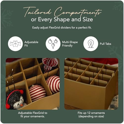 Covermates Adjustable Ornament Storage Bag, 19.25" W x 13" D x 12.5" H - Image 5