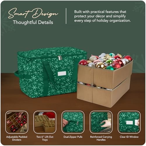 Covermates Adjustable Ornament Storage Bag, 19.25" W x 13" D x 12.5" H - Image 4