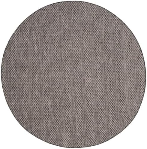 SAFAVIEH Courtyard Collection CY8521 Indoor/ Outdoor splashpoof Easy scrubbing Patio Backyard Mudroom Area-Rug, 8' x 11', Black/Beige - Image 4