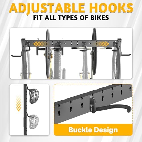 Ultrawall Freestanding Bike Stand, Vertical Bike Storage Rack for Garage - Image 3
