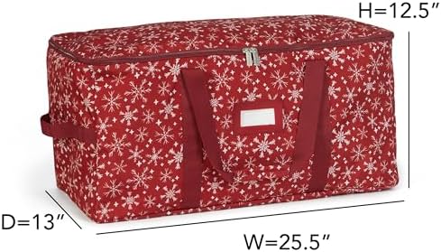 Covermates Adjustable Ornament Storage Bag, 25.5" W x 13" D x 12.5" H - Image 3