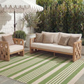 SAFAVIEH Courtyard Outdoor Area Rug 8x11, Green & Beige CY6062-244 by Unknown