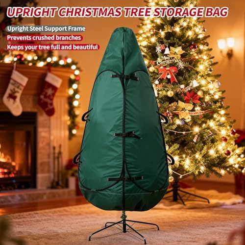 Upright Christmas Tree Storage Bag - Fits 8 Ft to 10 Ft Trees - Image 5