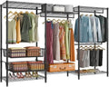 VIPEK V10 Heavy Duty Clothes Rack, Portable Closet Garment Rack Black by VIPEK