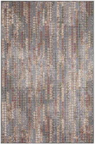 Liora Manne Marina Indoor/Outdoor Power Loomed Synthetic Blend Durable Area Rug - Contemporary Texture Global Colorful (Sienna Black) (8'10" x 11'9") - Image 3