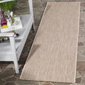 SAFAVIEH Courtyard Collection 2'3" x 10' Beige/Brown CY8521 Indoor/ Outdoor Waterproof Easy Cleaning Patio Backyard Mudroom Runner Rug by Unknown