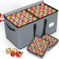 Keten Large Christmas Ornament Storage Boxes with Adjustable Dividers by Keten