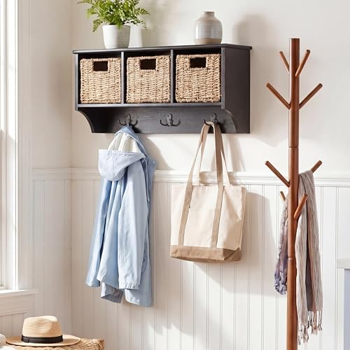 Safavieh Home Collection Finley Hanging 3 Basket Wall Rack - Image 2