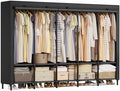SONGMICS Wardrobe Closet, Fabric Cover, 5 Hanging Rails, 10 Shelves by SONGMICSbySONGMICSHOME