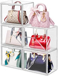 DILIBRA 5 Packs Clear Plastic Handbag Storage Organizer for Closet by DILIBRA