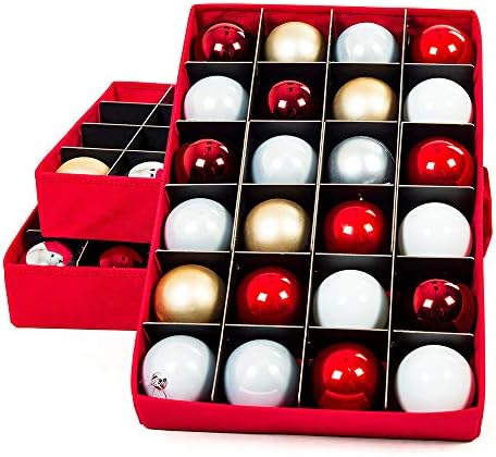 Christmas Ornament Storage Box, 72 (3") Ornaments, Drawer Style Trays - Image 6