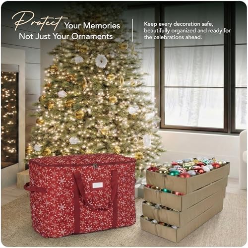Covermates Adjustable Ornament Storage Bag, 25.5" W x 13" D x 18.5" H - Image 2
