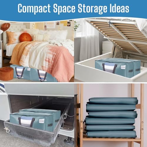 VENO Moving Bags, Wide Open Top, Clear Window, Light Blue, 10 Pack - Image 6