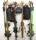 Pro Board Racks The Apres Vertical Ski Storage Rack (Holds 4 Sets of Skis) by Pro+Board+Racks