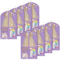 Univivi 40 Inch Dance Costume Garment Bags for Dancers, Purple, 8 Pack by Univivi