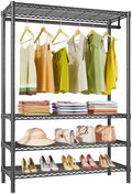 VIPEK V1 Plus 4-Tier Clothes Rack with Shelves, Adjustable, Black by VIPEK