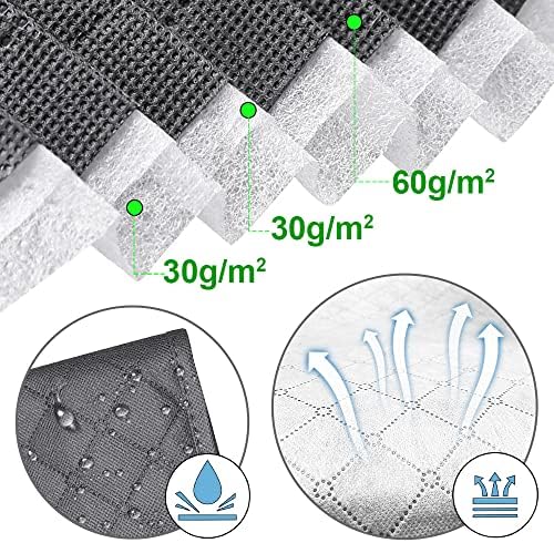 VOUNOT Set of 7 Clothes Storage Bag with Large Capacity Vacuum Bag 3 Foldabale EDENOO Storage bag with Reinforced Handle 3 Vacuum Bags with Hand Pump for Bedding and Clothes. - Image 3