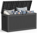 Mars Villa Deck Box, Waterproof Outdoor Storage Box, 60 Gallon, Black by MarsVilla