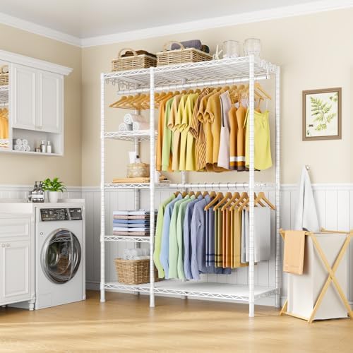 Ulif F2 Clothes Rack, 5 Tiers Heavy Duty Garment Rack for Bedroom - Image 5