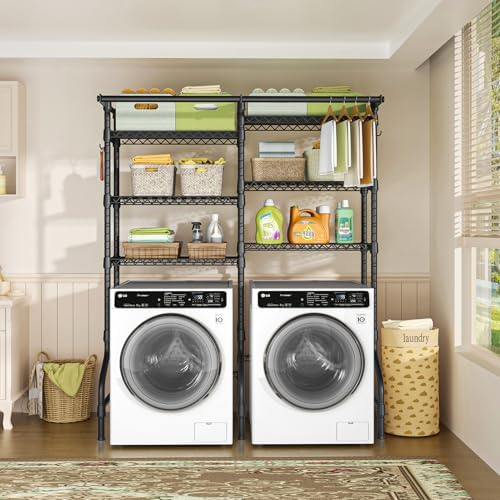 Ulif U13 Over Washer and Dryer Storage Shelves, Laundry Room Standing Shelf - Image 2