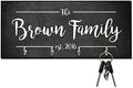 Pattern Pop Personalized Chalkboard Look Family Key Hanger by PatternPop