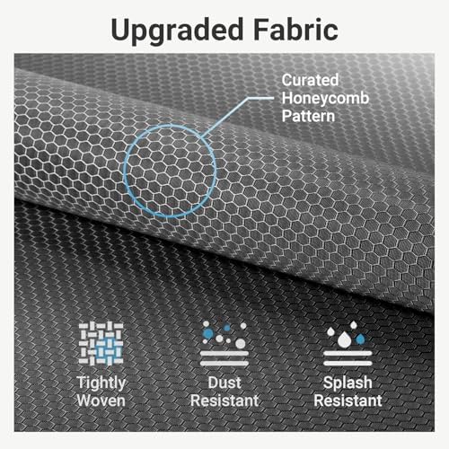 VIPEK Cover ONLY for V4S/V5 Medium/V30/V5i Medium Garment Rack, Upgarded Polyester Dustproof Cover Clothing Rack Cover with Zipper, 57.9" L X 17.3" W X 74.8" H, Grey - Image 2